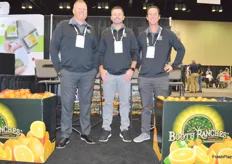 Booth Ranches in the USA represented by Adam Flowers, Aaron Miller and Gino DiBuduo had a good citrus season.